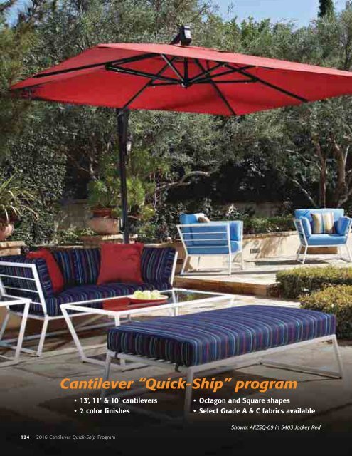 Treasure Garden Umbrella Catalog 2016