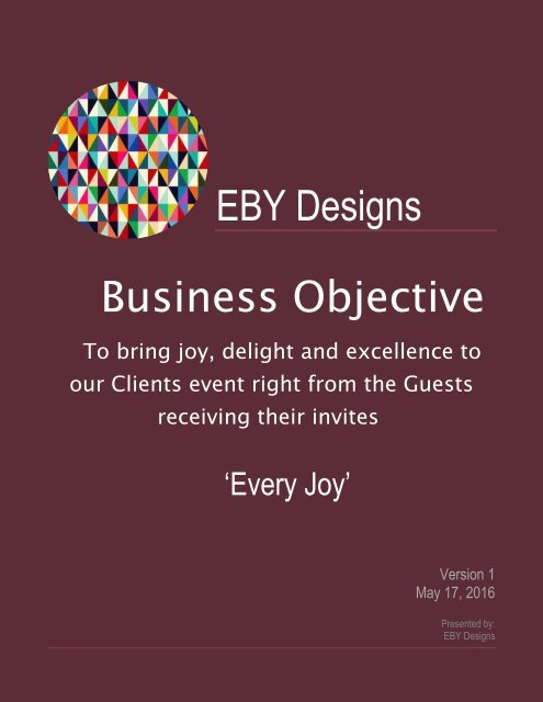 EBY Designs Magazine 2