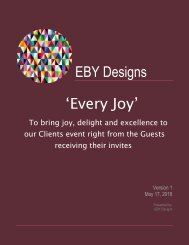 EBY Designs Magazine