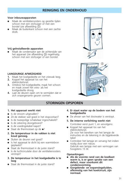 KitchenAid 2 FCI-39 - Fridge/freezer combination - 2 FCI-39 - Fridge/freezer combination NL (853976318010) Istruzioni per l'Uso