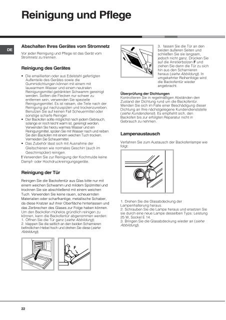 KitchenAid F 86.1 IX /HA - Oven - F 86.1 IX /HA - Oven PL (F051612) Istruzioni per l'Uso