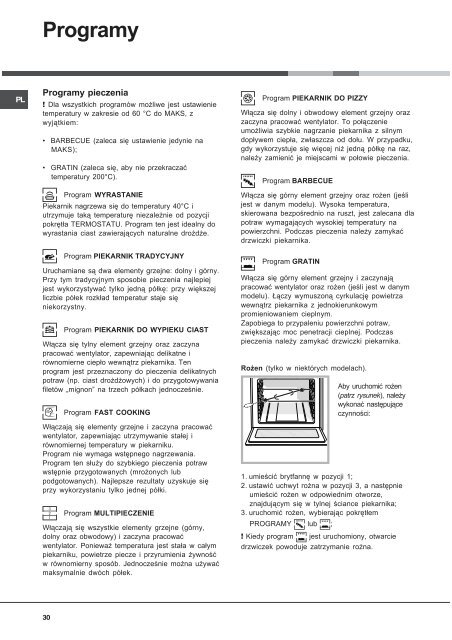 KitchenAid F 86.1 IX /HA - Oven - F 86.1 IX /HA - Oven PL (F051612) Istruzioni per l'Uso