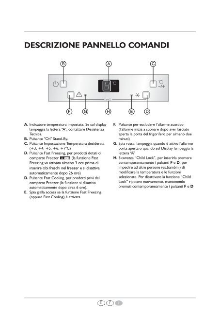 KitchenAid 913.4.02 - Refrigerator - 913.4.02 - Refrigerator EUR (855162916030) Scheda programmi