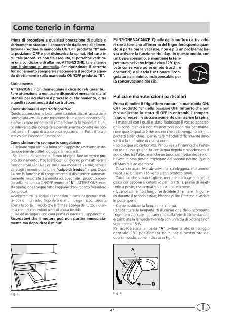 KitchenAid X RC 34 DE/D1 - Refrigerator - X RC 34 DE/D1 - Refrigerator IT (F030309) Istruzioni per l'Uso