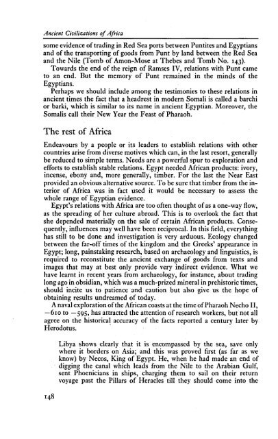 UNESCO Ancient Civilizations of Africa (Editor G. Mokhtar)