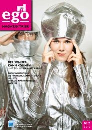 ego Magazin Trier - Ausgabe 7