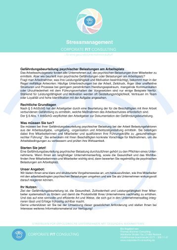 CFC Themen-Flyer Stressmanagement