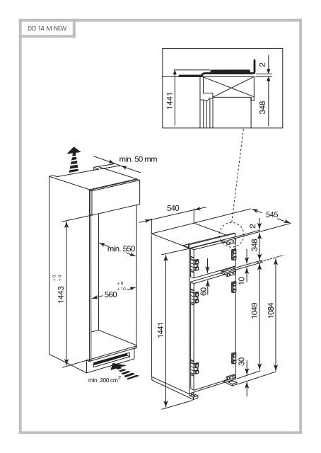 KitchenAid 904.2.12 - Fridge/freezer combination - 904.2.12 - Fridge/freezer combination EUR (850365516000) Installazione