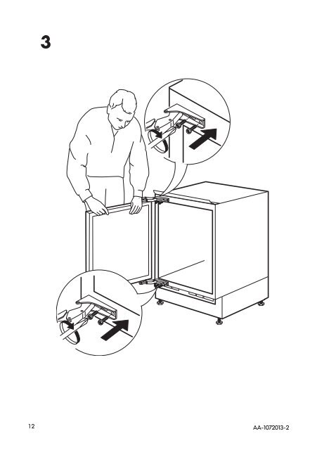 KitchenAid UC FZ 81 - Freezer - UC FZ 81 - Freezer EUR (850785115000) Installazione