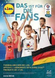 Lidl Fussballwochen Mai 2016