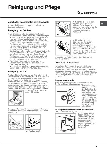 KitchenAid F 60.1 IX - Oven - F 60.1 IX - Oven PL (F033093) Istruzioni per l'Uso