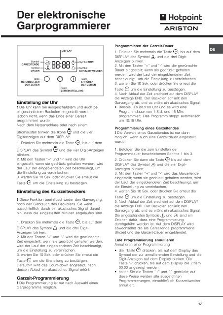 KitchenAid F 83.1 IX /HA - Oven - F 83.1 IX /HA - Oven DE (F058889) Istruzioni per l'Uso