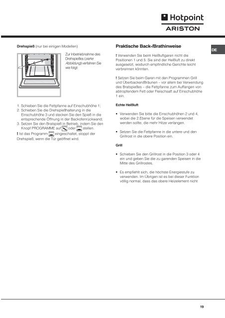 KitchenAid F 83.1 IX /HA - Oven - F 83.1 IX /HA - Oven DE (F058889) Istruzioni per l'Uso