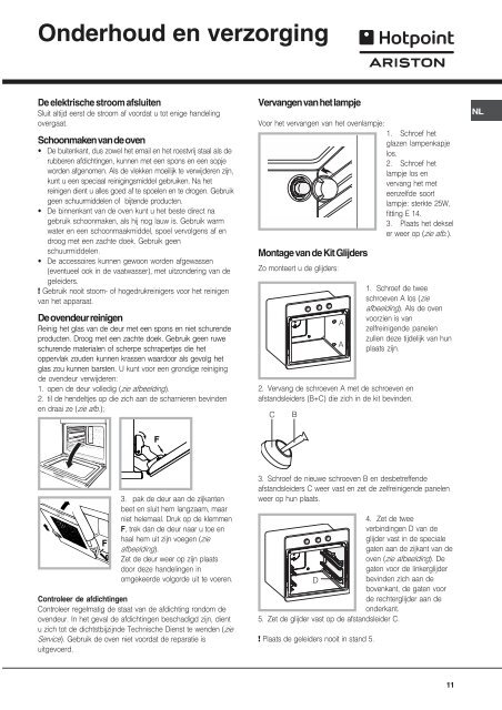 KitchenAid F 83.1 IX /HA - Oven - F 83.1 IX /HA - Oven NL (F058889) Istruzioni per l'Uso