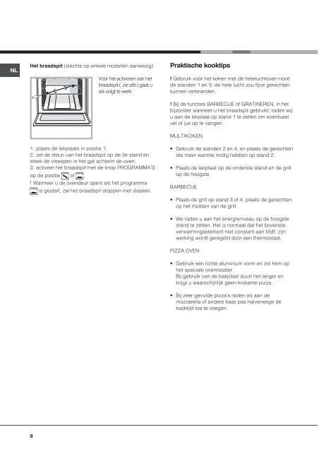 KitchenAid F 83.1 IX /HA - Oven - F 83.1 IX /HA - Oven NL (F058889) Istruzioni per l'Uso