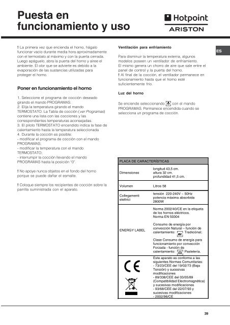 KitchenAid F 83.1 IX /HA - Oven - F 83.1 IX /HA - Oven IT (F058889) Istruzioni per l'Uso