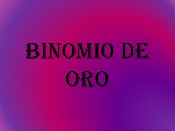 el binomio de oro 