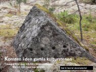 Konsten i den gamla kulturstenen  Del 2 Borrat stenmaterial   Sven-Inge Windahl  2016   