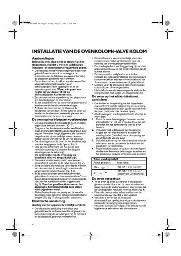 KitchenAid 901 087 32 - Oven - 901 087 32 - Oven NL (857918216000) Installazione