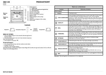 KitchenAid 700 947 31 - Oven - 700 947 31 - Oven DA (857917301010) Istruzioni per l'Uso