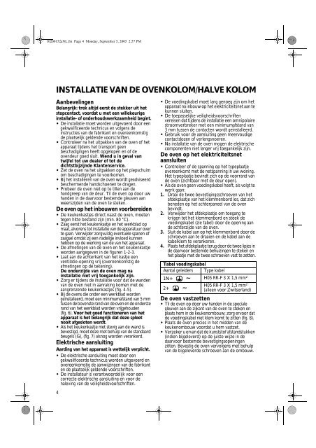 KitchenAid 700 947 31 - Oven - 700 947 31 - Oven NL (857917301010) Installazione