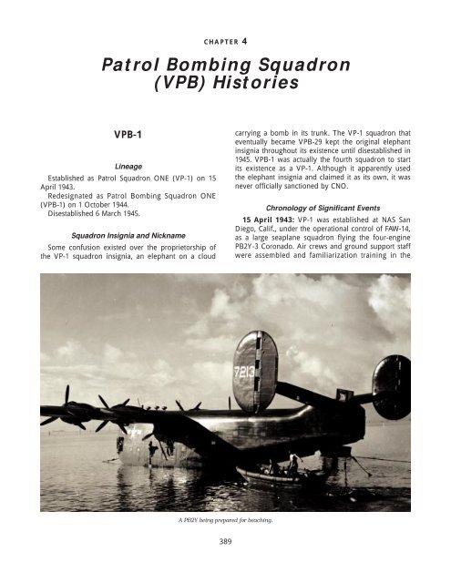 Chap 4 - Patrol Bombing Squadron - Naval Historical Center