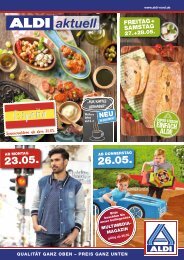 ALDI Angebote ab Montag 23.05.2016