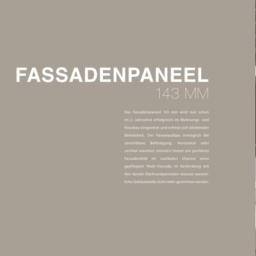 fassadenpaneel - Keralit