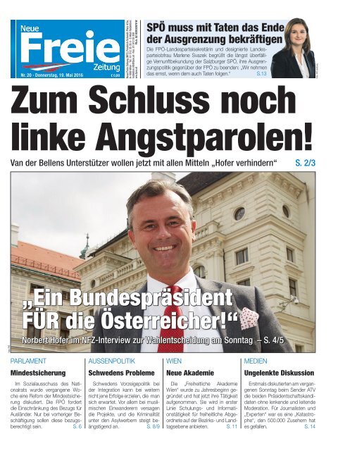 Zum Schluss noch linke Angstparolen!