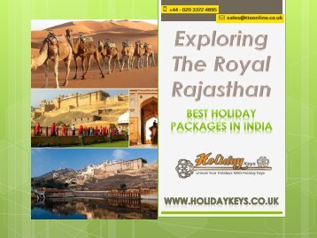 Exploring The Royal Rajasthan - HolidayKeys.co.uk