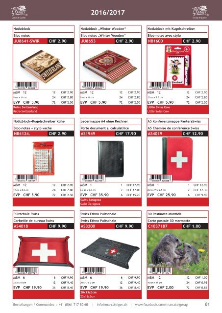 Katalog Souvenir & Geschenkartikel 2016 - 2017