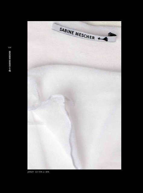cotton poplin and jersey, luxuriously trimmed with ... - Sabine Mescher