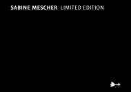 Sabine Mescher Limited Edition - Lookbook Herbst-Winter 2007