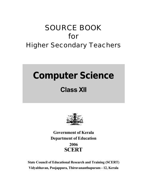 Computer Science - VHSE - Government of Kerala