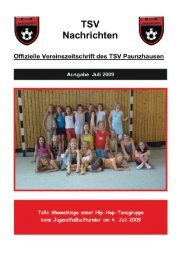 TSV Nachrichten