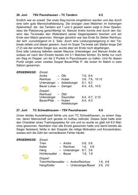 TSV Nachrichten