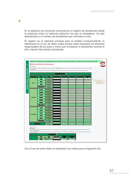 Gestión Escolar