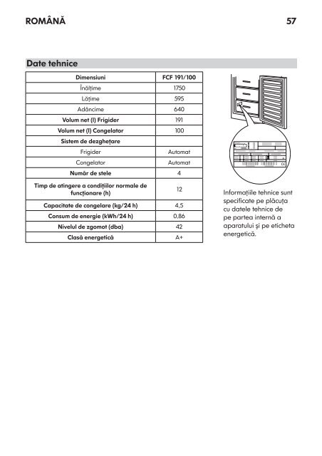 KitchenAid 401 576 97 - Fridge/freezer combination - 401 576 97 - Fridge/freezer combination  (853920511740) Istruzioni per l'Uso