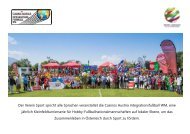 Sport spricht alle Sprachen - Casinos Austria Integrationsfußball WM