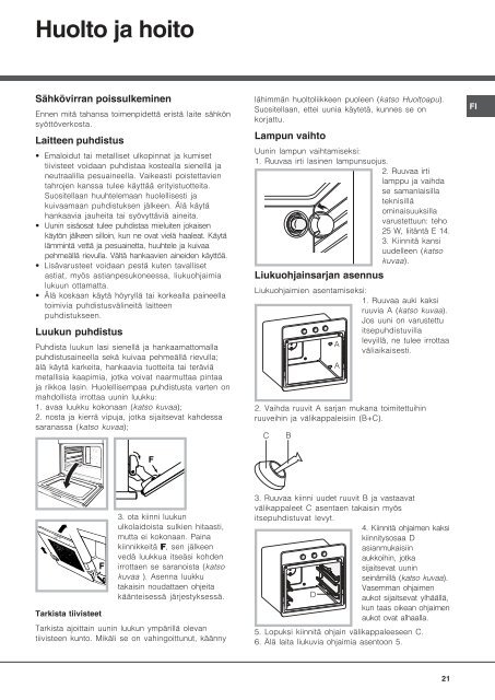 KitchenAid F 532 C.1 IX /HA - Oven - F 532 C.1 IX /HA - Oven SK (F053769) Istruzioni per l'Uso