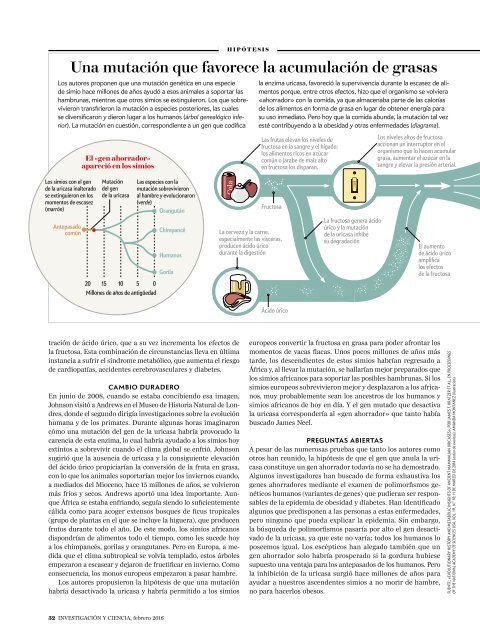 InvestigaciOn Y Ciencia NUmero 473 - Febrero 2016