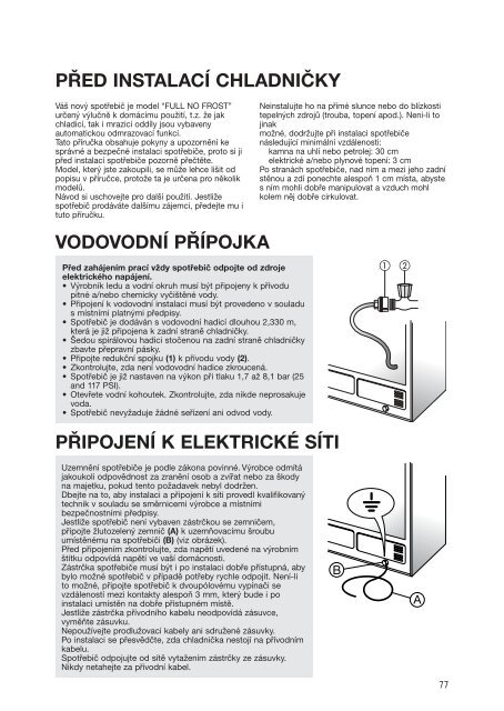 KitchenAid 20RB-D3 A+ SF - Side-by-Side - 20RB-D3 A+ SF - Side-by-Side CS (858641211030) Installazione