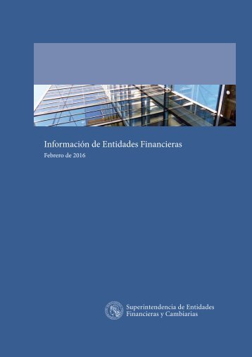 Información de Entidades Financieras