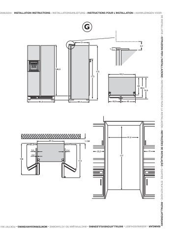 KitchenAid XBZ 800 AE NF/HA - Side-by-Side - XBZ 800 AE NF/HA - Side-by-Side EUR (850340511000) Installazione