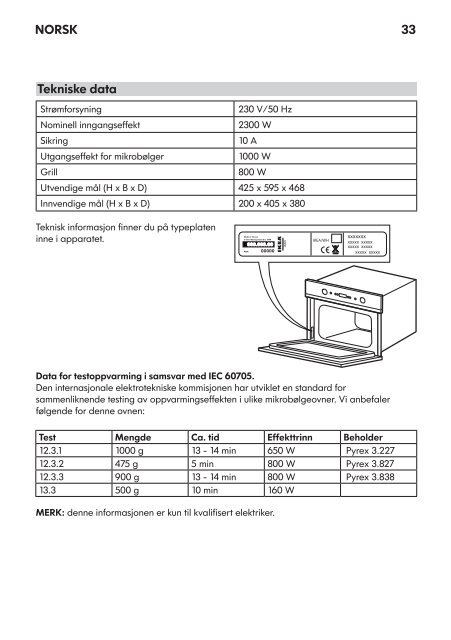 KitchenAid 30153058 - Microwave - 30153058 - Microwave NO (858777301270) Istruzioni per l'Uso