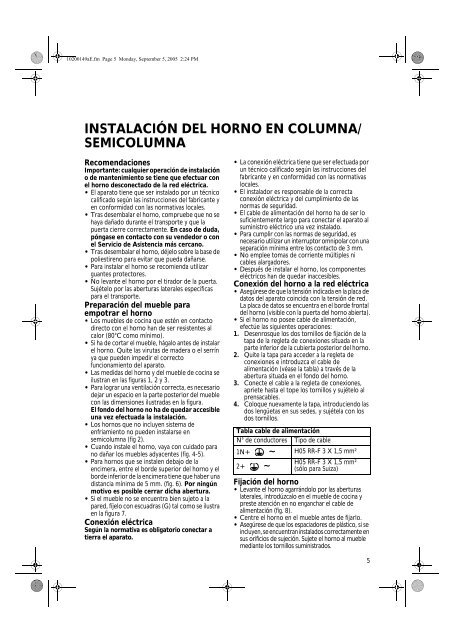 KitchenAid G2P 61F/01 SR/SS - Oven - G2P 61F/01 SR/SS - Oven ES (854188515010) Installazione