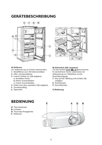 KitchenAid 5100500005 - Refrigerator - 5100500005 - Refrigerator DE (855164016030) Istruzioni per l'Uso