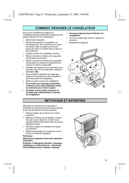 KitchenAid S 14/1 - Freezer - S 14/1 - Freezer FR (850790071040) Istruzioni per l'Uso