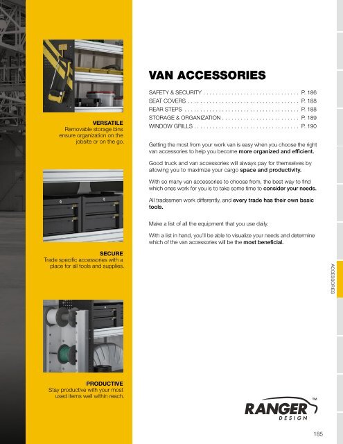 Van Accessories Buyers' Guide (2021)