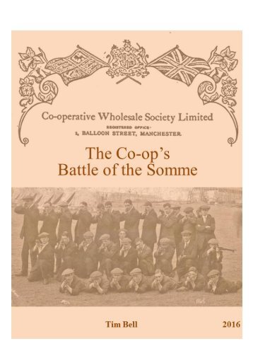 Manchester Co-op's Battle of the Somme OLD